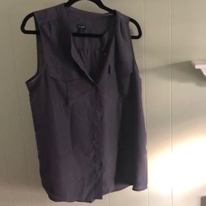 Jcrew sleeveless camp shirt